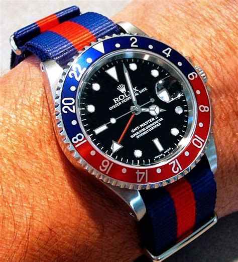 rolex gmt nato pepsi|rolex gmt pepsi discontinued.